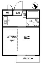 ブランシェ町屋の物件間取画像